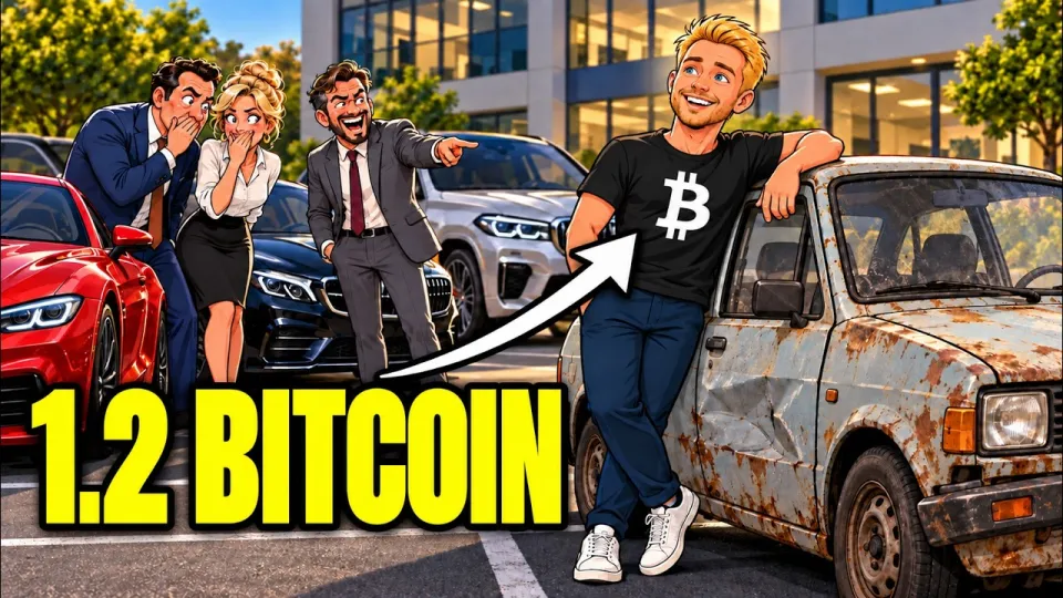 Dein Leben, wenn du eine Schrottkarre fährst, aber Bitcoin kaufst